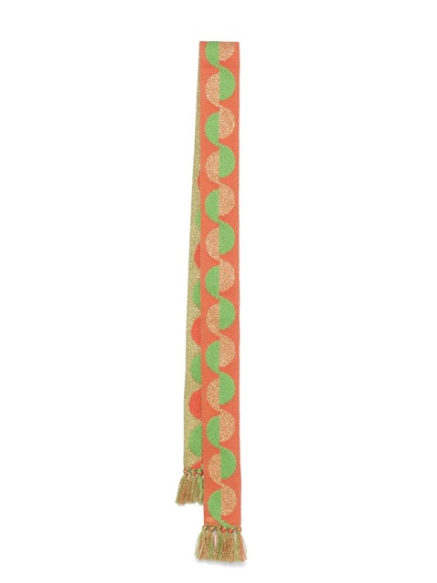 Valentino Garavani pattern-jacquard scarf - Orange - zdjęcie produktu nr 1