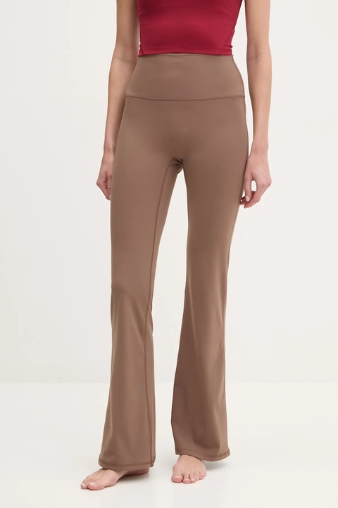 JOYINME spodnie Flare damskie kolor beżowy gładkie Flare - zdjęcie produktu nr 2