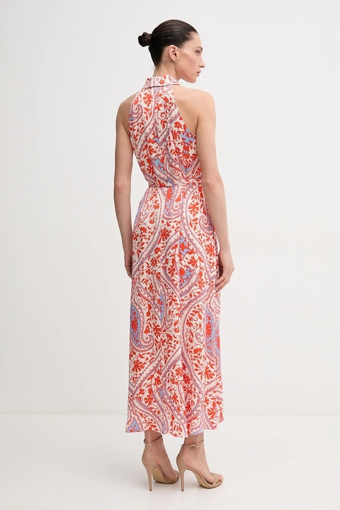 Marc Aurel sukienka kolor pomarańczowy maxi rozkloszowana 6971-1000-24791 - zdjęcie produktu nr 2