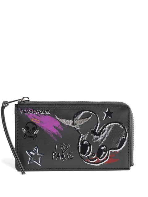 Zadig&Voltaire Humberto graphic-print wallet - Grey - zdjęcie produktu nr 1