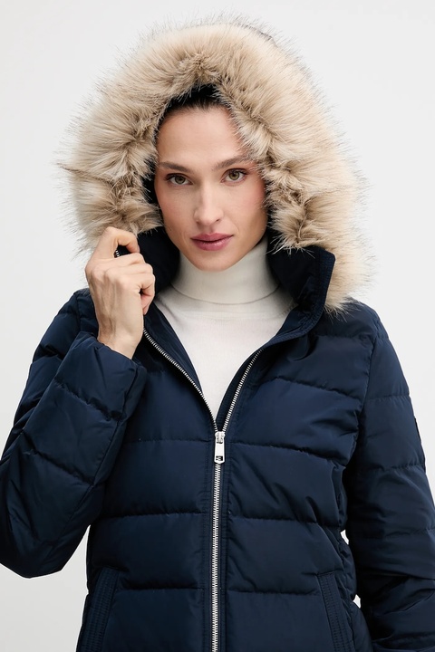 Tommy Hilfiger kurtka puchowa kolor granatowy zimowa WW0WW47540 - zdjęcie produktu nr 2