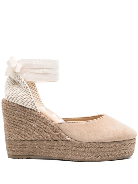 Manebi 100mm suede espadrilles - Neutrals - zdjęcie produktu nr 1