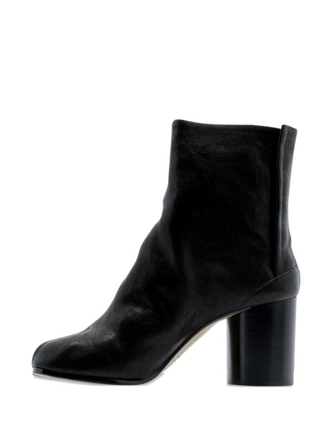 Maison Margiela 80mm Tabi leather block-heel boots - Black - zdjęcie produktu nr 2