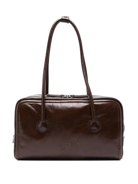 Marge Sherwood Boston leather shoulder bag - Brown - zdjęcie produktu nr 1