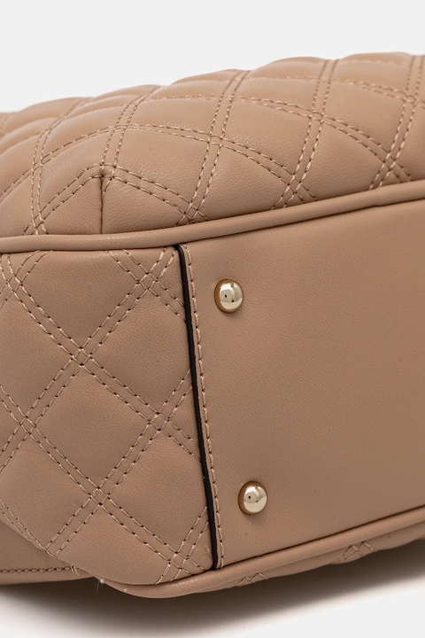 Guess plecak GIULLY damski kolor brązowy mały gładki HWQG96 73320 - zdjęcie produktu nr 2