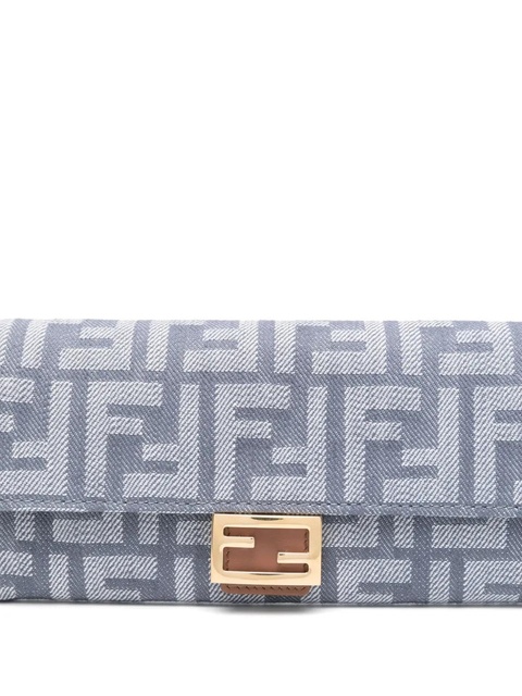 FENDI Baguette Continental clutch bag - Blue - zdjęcie produktu nr 2