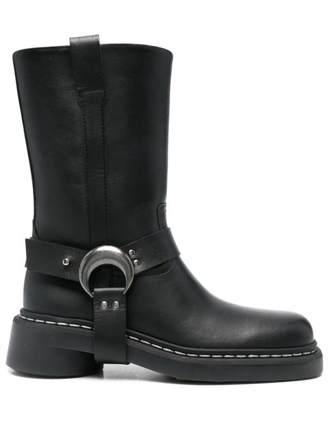 Marine Serre Crescent Moon-plaque boots - Black - zdjęcie produktu nr 1
