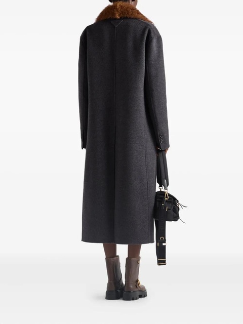 Prada double-breasted coat - Black - zdjęcie produktu nr 2