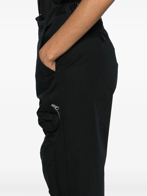 MM6 Maison Margiela cargo straight trousers - Black - zdjęcie produktu nr 2