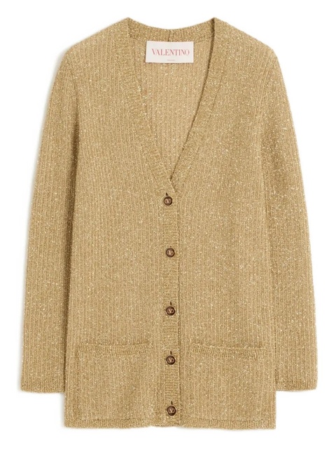 Valentino Garavani buttoned cardigan - Gold - zdjęcie produktu nr 1