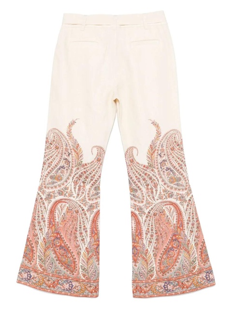 ZIMMERMANN paisley-print trousers - Neutrals - zdjęcie produktu nr 2
