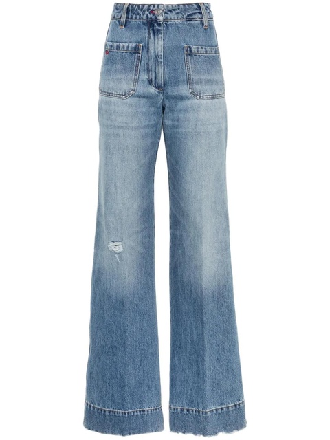 Victoria Beckham Alina wide-leg jeans - Blue - zdjęcie produktu nr 1