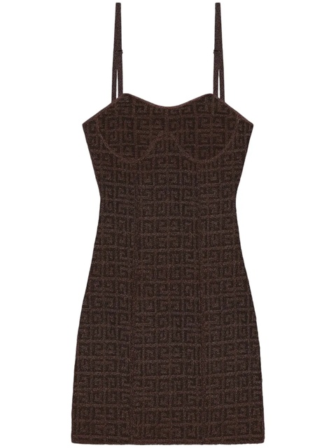 Givenchy signature 4G jacquard minidress - Brown - zdjęcie produktu nr 1