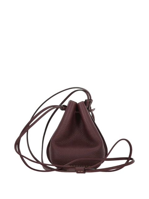 Tod's drawstring leather bucket bag - Brown - zdjęcie produktu nr 1