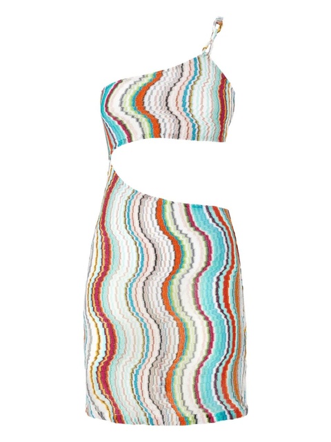 Missoni wave lamé midi dress - White - zdjęcie produktu nr 1
