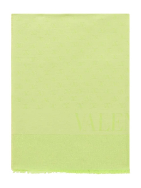 Valentino Garavani VLogo Signature scarf - Green - zdjęcie produktu nr 1
