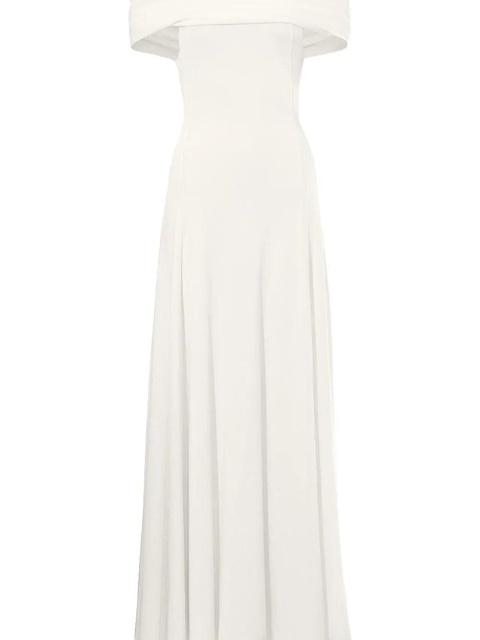 KHAITE Bridgit off-shoulder gown - Neutrals - zdjęcie produktu nr 2