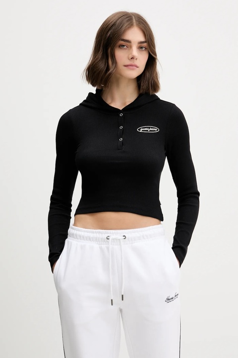 Guess Jeans longsleeve damska kolor czarny W5YP39 KA0H1 - zdjęcie produktu nr 1