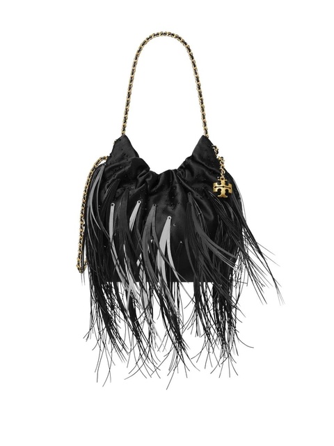 Tory Burch Fleming Mini Hobo bag - Black - zdjęcie produktu nr 2