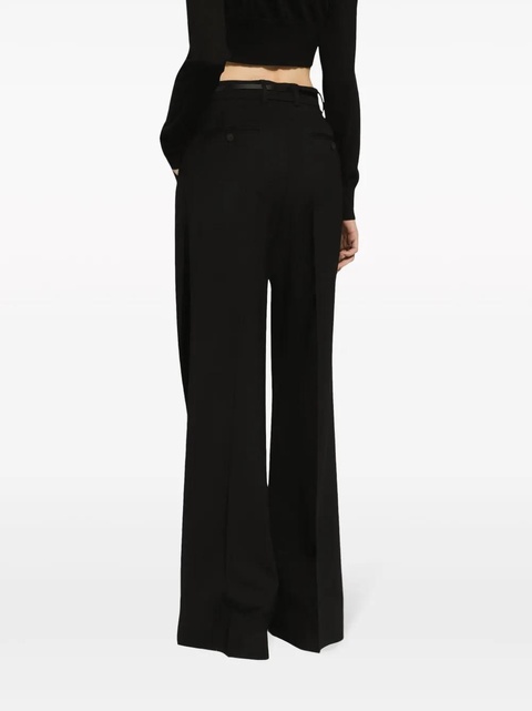 Dolce & Gabbana pressed-crease palazzo pants - Black - zdjęcie produktu nr 2