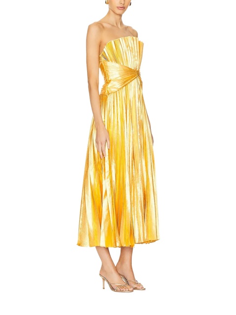Acler Hatchford dress - Yellow - zdjęcie produktu nr 2