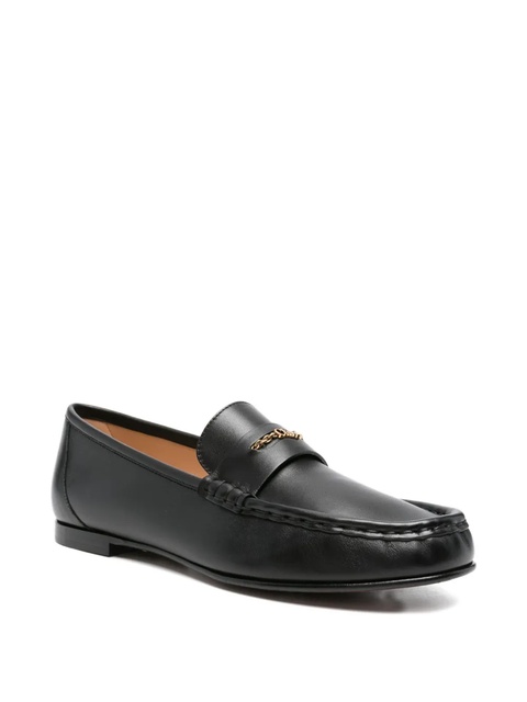 Chloé leather penny loafers - Black - zdjęcie produktu nr 1
