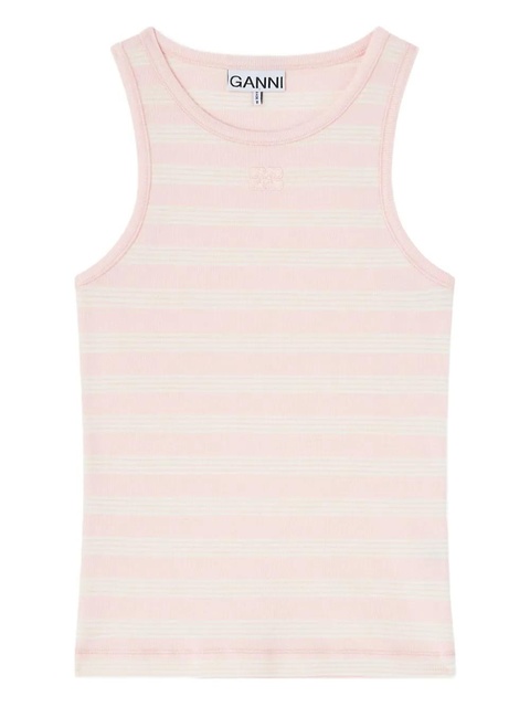 GANNI striped tank top - Pink - zdjęcie produktu nr 2
