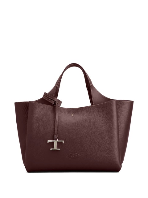 Tod's medium leather tote bag - Red - zdjęcie produktu nr 1