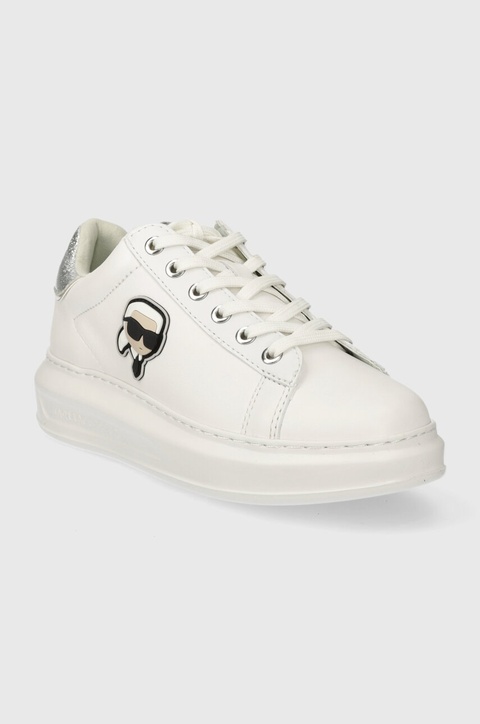 Karl Lagerfeld sneakersy skórzane KAPRI kolor biały KL62530N - zdjęcie produktu nr 2