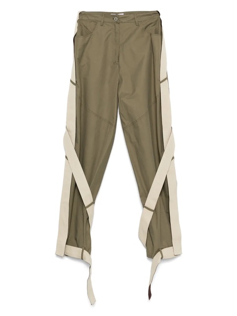 The Attico multi-string trousers - Green - zdjęcie produktu nr 1