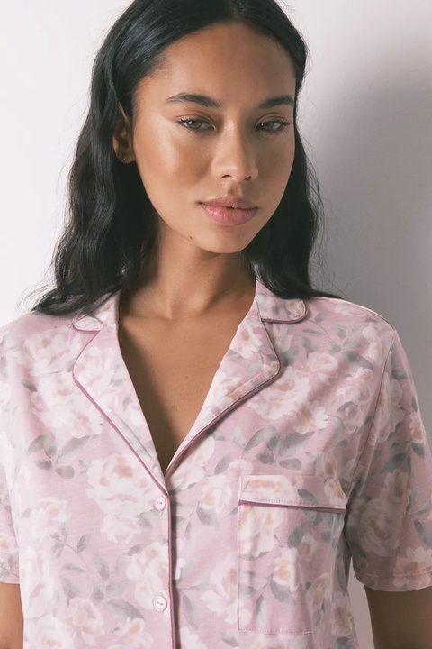 women'secret piżama bawełniana damska kolor różowy bawełniana 3592428 - zdjęcie produktu nr 2