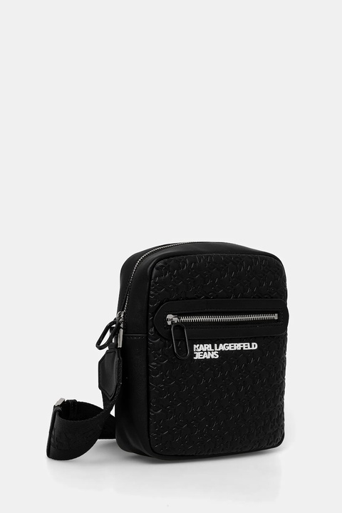 Karl Lagerfeld Jeans saszetka kolor czarny B1M30143 - zdjęcie produktu nr 2