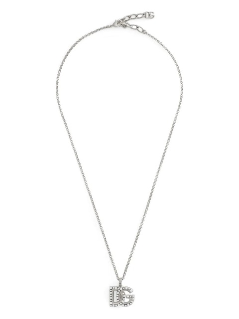 Dolce & Gabbana logo-pendant necklace - Silver - zdjęcie produktu nr 1