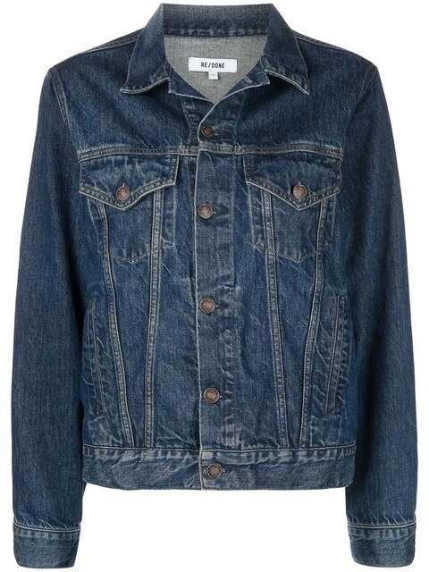 RE/DONE 90s oversized trucker denim jacket - Blue - zdjęcie produktu nr 1