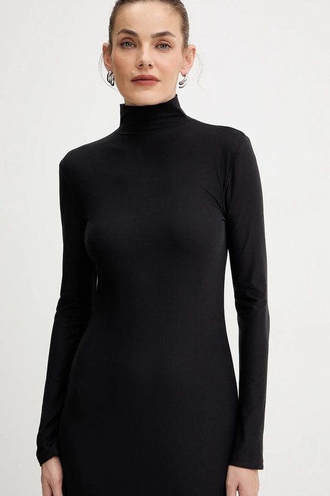 Guess sukienka EVELINE kolor czarny maxi dopasowana O5BK02 KCDE0 - zdjęcie produktu nr 2