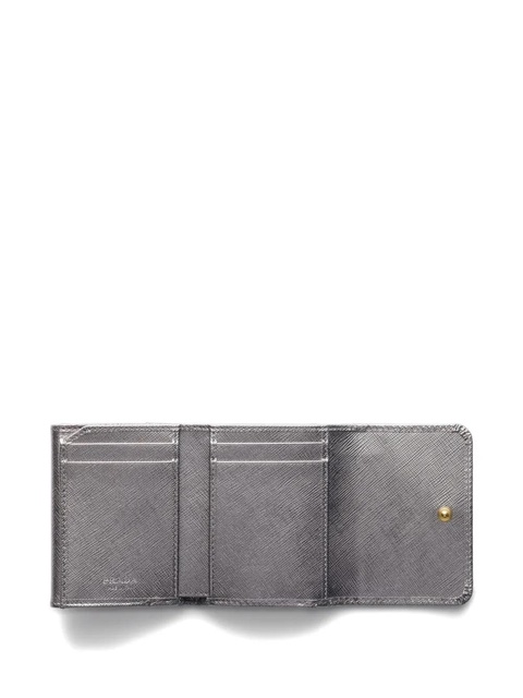 Prada small leather wallet - Silver - zdjęcie produktu nr 2