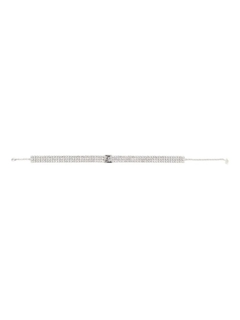 Blumarine crystal-embellished necklace - Silver - zdjęcie produktu nr 1
