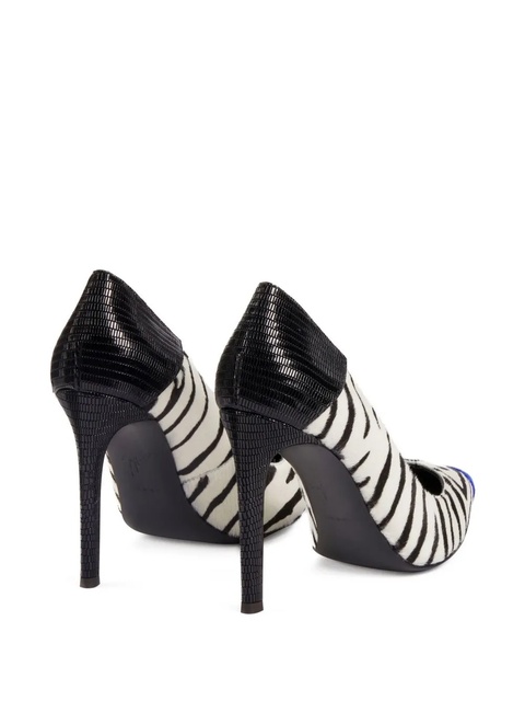 Giuseppe Zanotti 105mm Adela Trio pumps - Black - zdjęcie produktu nr 2