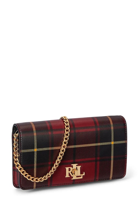 Lauren Ralph Lauren kopertówka skórzana kolor czarny 432981189 - zdjęcie produktu nr 1