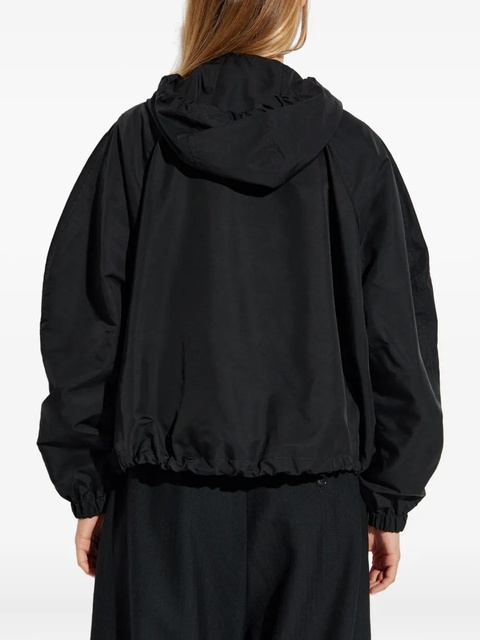 LOEWE hooded drawstring bomber jacket - Black - zdjęcie produktu nr 2