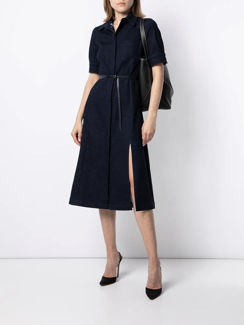 Altuzarra Kieran belted denim shirtdress - Blue - zdjęcie produktu nr 2