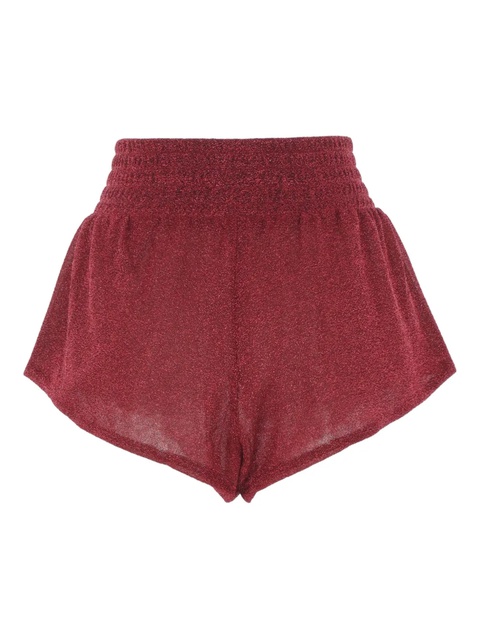 Oséree elasticated waistband shorts - Red - zdjęcie produktu nr 1