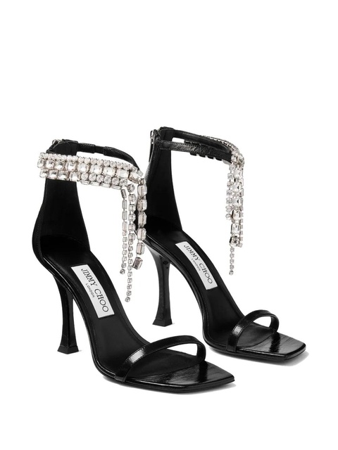 Jimmy Choo 100mm Verity sandals - Black - zdjęcie produktu nr 2