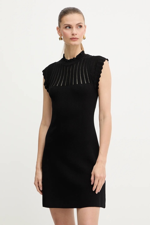 Morgan sukienka kolor czarny mini rozkloszowana RMSNOW - zdjęcie produktu nr 1