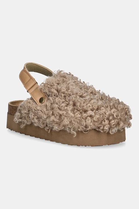 Answear.LAB kapcie kolor beżowy - zdjęcie produktu nr 1