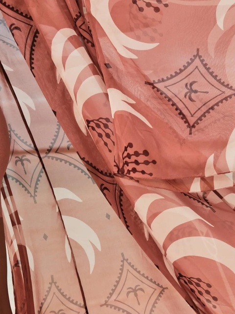 Johanna Ortiz Amazon tie-waist coat - Orange - zdjęcie produktu nr 2