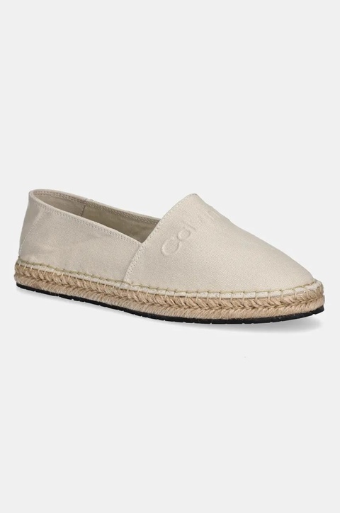Calvin Klein espadryle ESPADRILLE - HE kolor beżowy HW0HW02384 - zdjęcie produktu nr 1