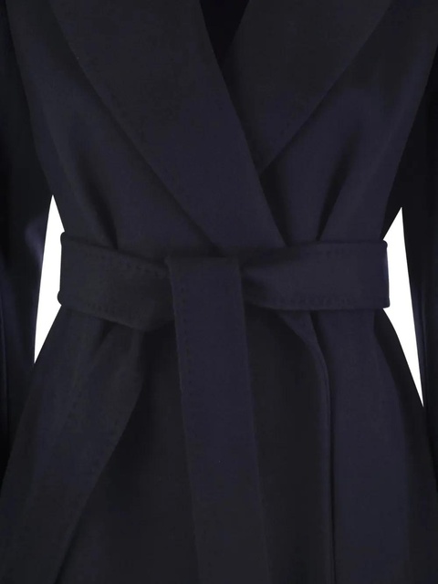 Max Mara belted wrap coat - Blue - zdjęcie produktu nr 1