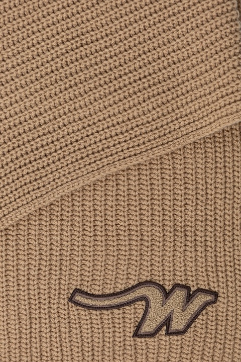 Weekend Max Mara szalik wełniany BARDIES damski kolor zielony gładki 2525746035600 - zdjęcie produktu nr 2