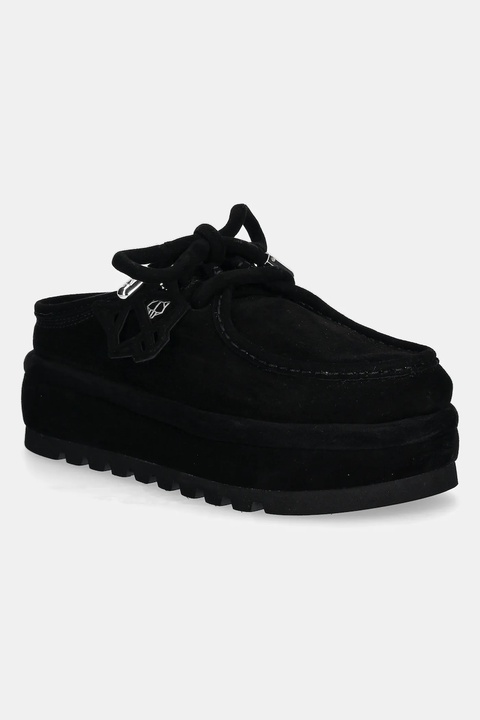 Naked Wolfe kapcie zamszowe Blizzard kolor czarny Blizzard Suede Shearling Black - zdjęcie produktu nr 1